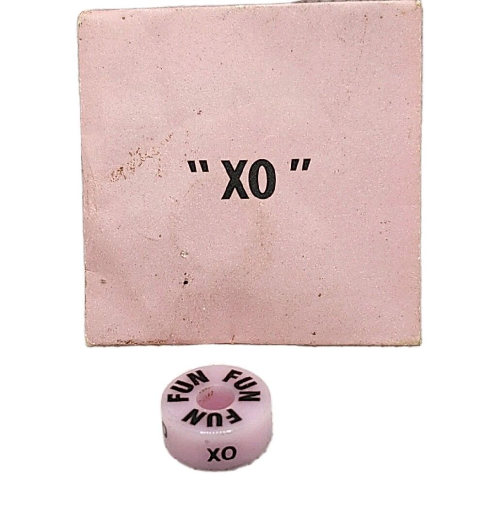 Carnival Cruise EFFY Fun Barrel Charm "XO" Pink Black
